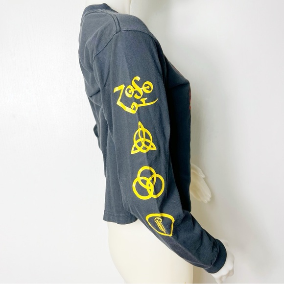 LED ZEPPELIN ZOSO Graphic Concert Tshirt long Printed Sleeve XS 2003 Myth Gem - Picture 4 of 9